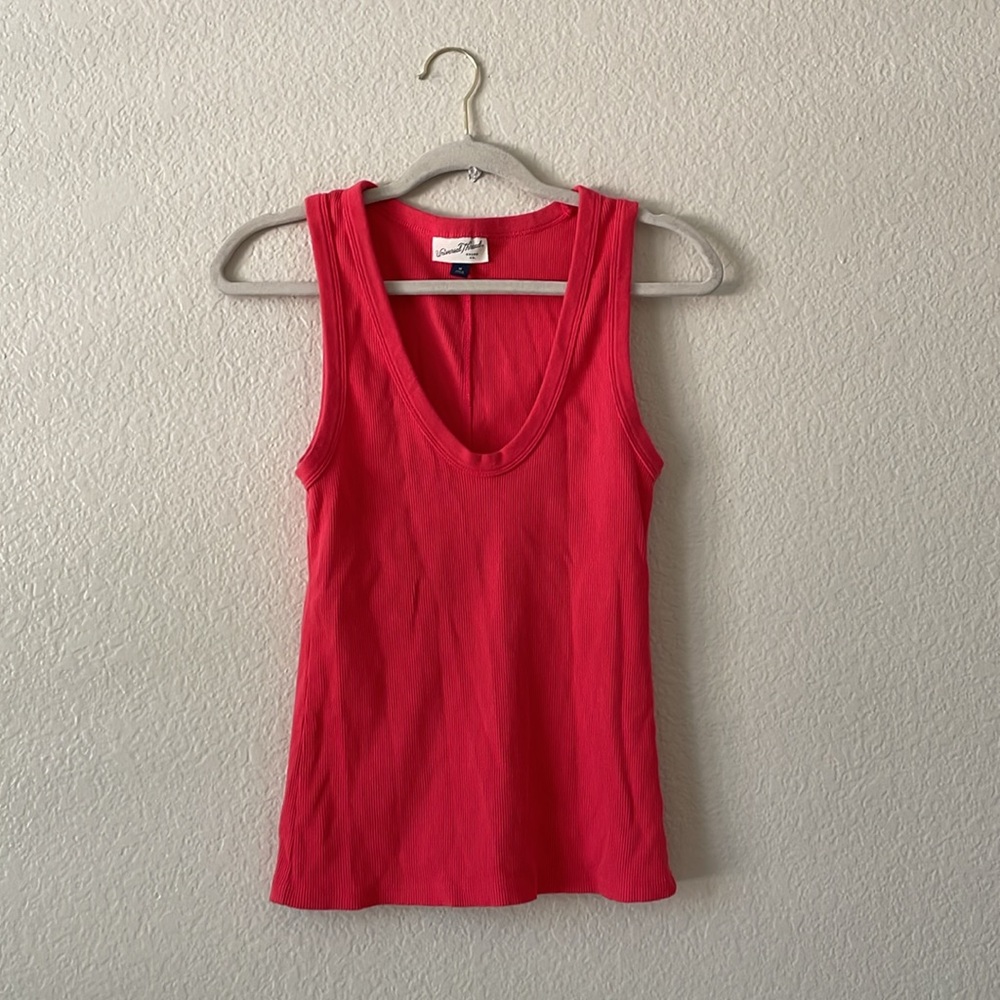 Universal Thread Scoop Tee Ribbed Tank Top - Picture 13 of 13